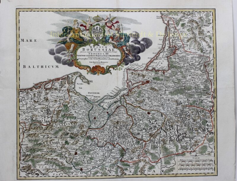 Polen, Kaliningrad/Königsberg (Pruisen) – Johann Baptiste Homann, ca. 1710