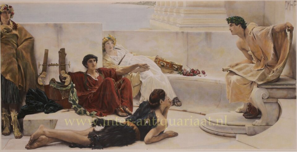 Reading from Homer - Lawrence Alma-Tadema