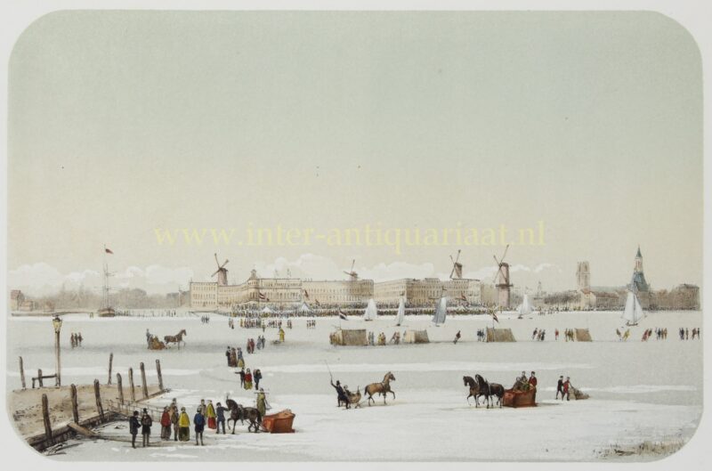 Bevroren Maas voor Rotterdam G.J. Bos naar P.W.M. Trap - 1855