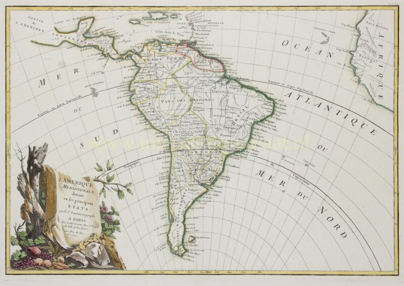 Zuid-Amerika - Jean Janvier, 1765