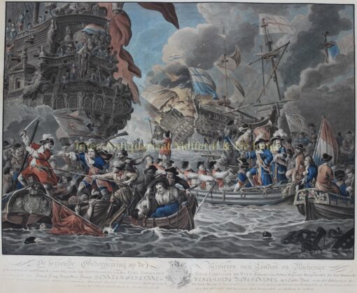 De tocht naar Chatham / Raid on the Medway - Matthias de Sallieth naar Dirk Langendijk