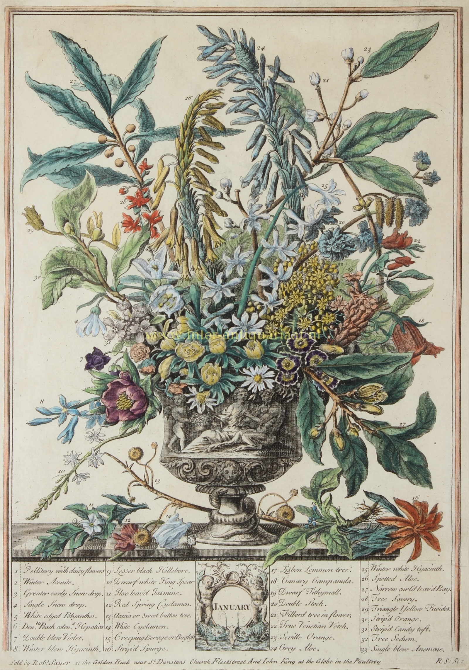 Twaalf Maanden - naar Pieter Casteels, ca. 1760-1770 - Afbeelding 2