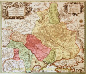 Ukraine antique map - Seutter
