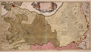 17e-eeuwse kaart van Utrecht en de Veluwe