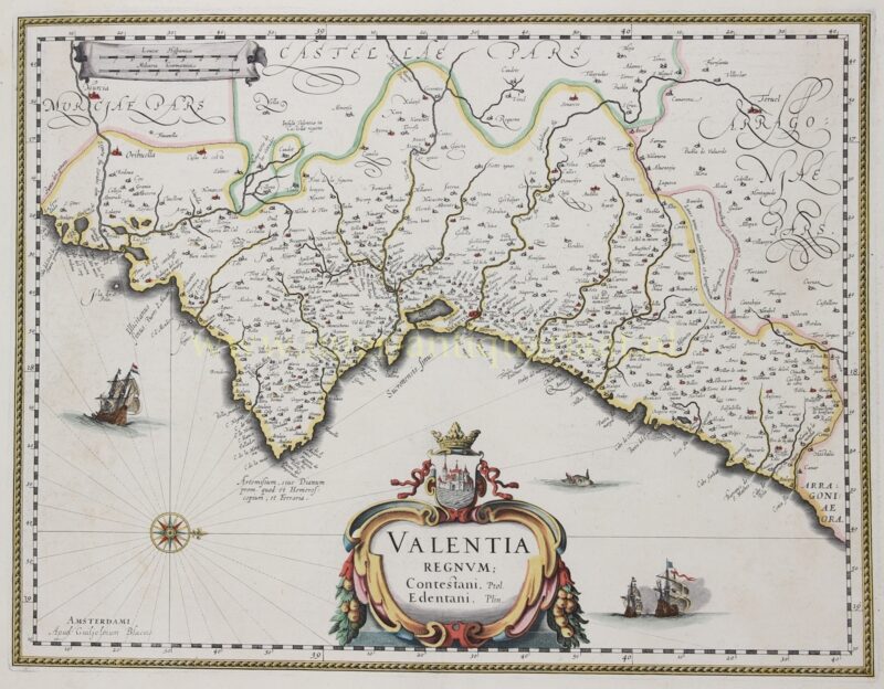 Valencia – Willem Blaeu, ca. 1640