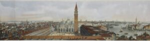 gezicht op Venetië rond 1840