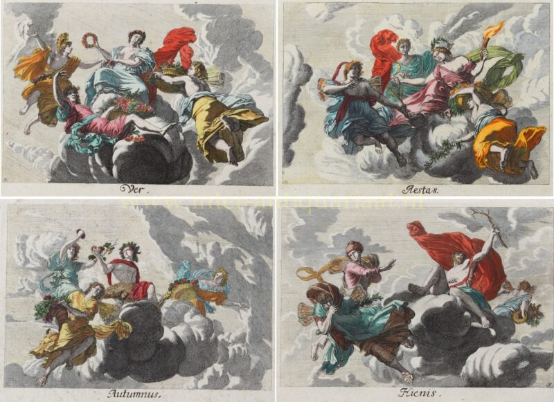 Vier jaargetijden – naar Gerard de Lairesse, ca. 1750