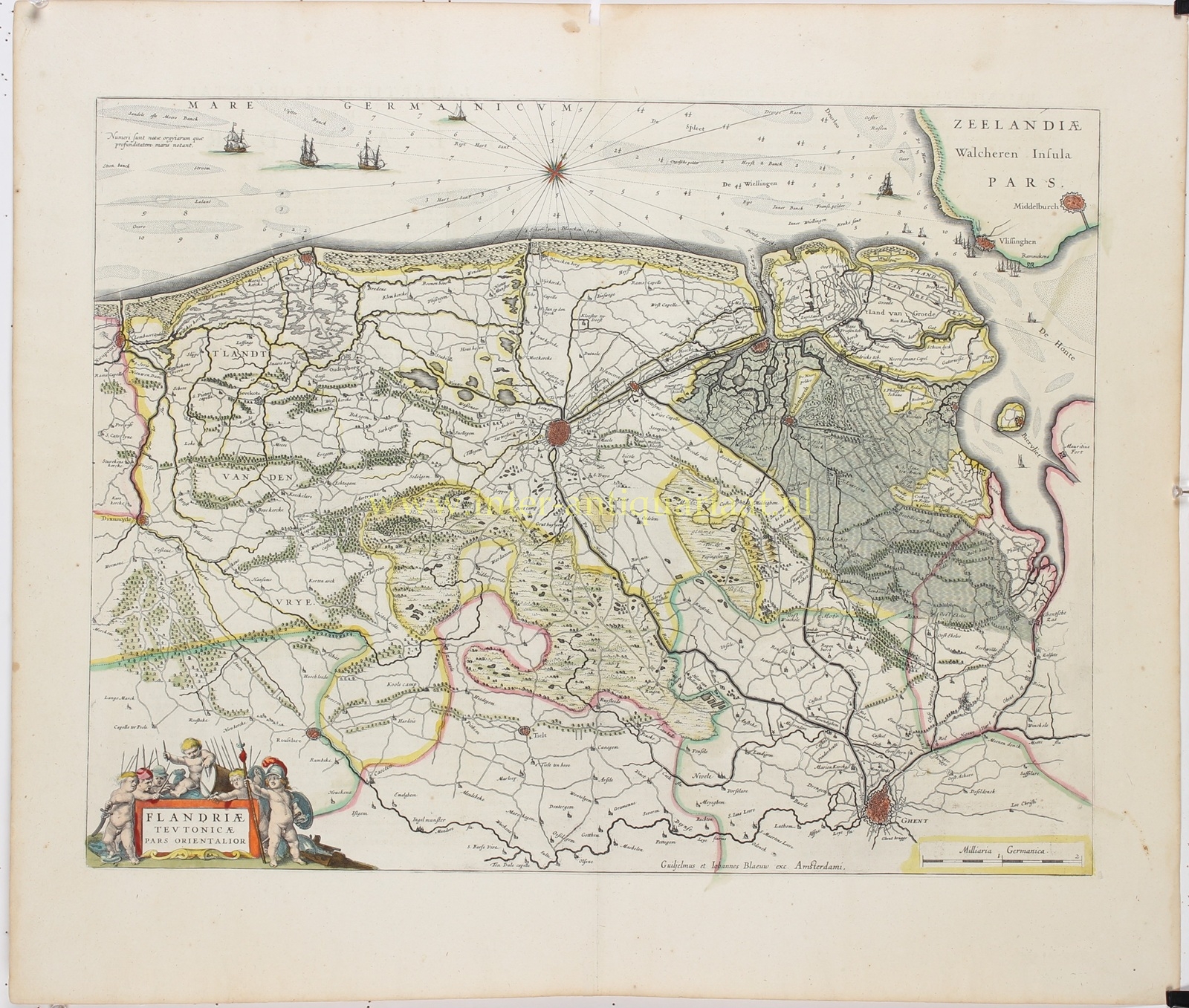 Vlaanderen - Willem + Joan Blaeu, 1635 - Afbeelding 3