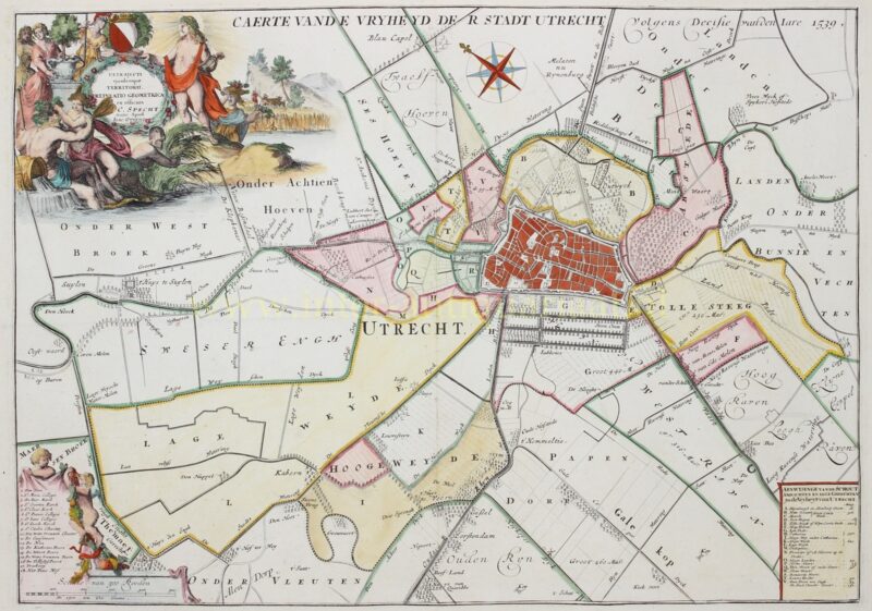 Vrijheid van Utrecht – Caspar Specht + Joachim Ottens, 1708-1719