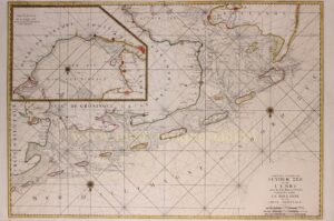 17e-eeuwse kaart van de Waddenzee