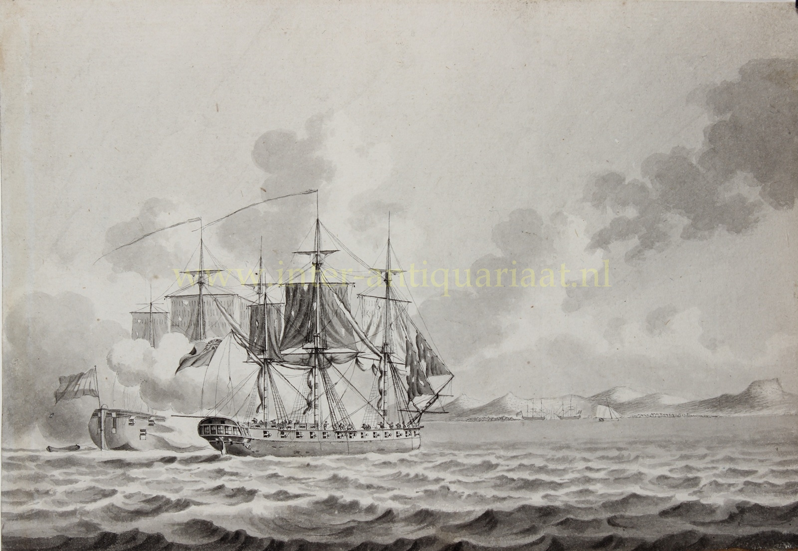 Zeegevecht voor Curaçao - P.M. de la Cave, 1782 - Afbeelding 4
