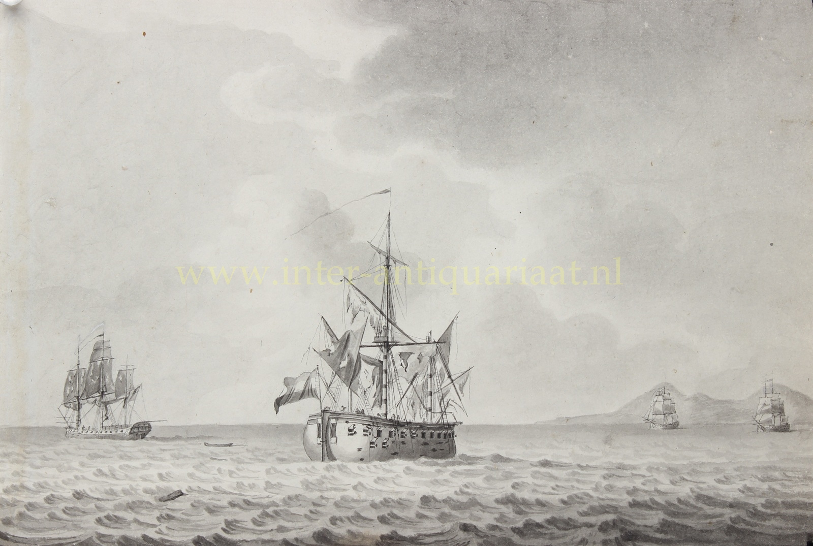 Zeegevecht voor Curaçao - P.M. de la Cave, 1782 - Afbeelding 3