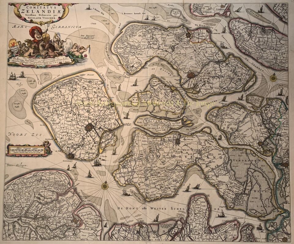 Zeeland - Nicolaes Visscher, na 1658