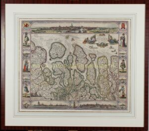 Alternative view of Zeeland - Claes Jansz. Visscher + Nicolaes Visscher, 1657