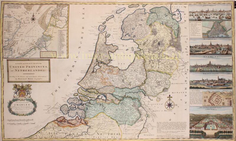 Zeven Verenigde Nederlanden – Hermann Moll, 1715