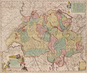 Zwitserland eind 17e-eeuw