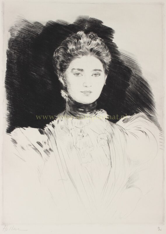 Elegante dame – Paul César Helleu, ca. 1900