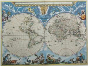 World map - Blaeu